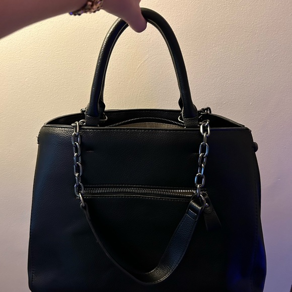 Crocodile Embossed Handbag, Women's Faux Leather Satchel Purse - Picture 2 of 4